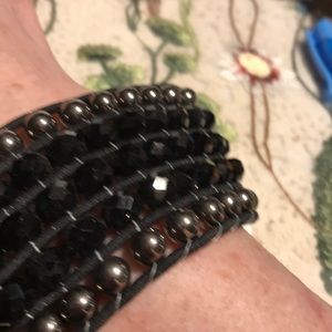 Goth/biker look wristband